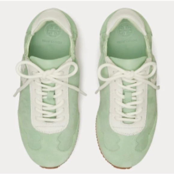 Tory Burch - Tory Sneakers Mint Chip Suede/Calf Leather NWT - Picture 3 of 9